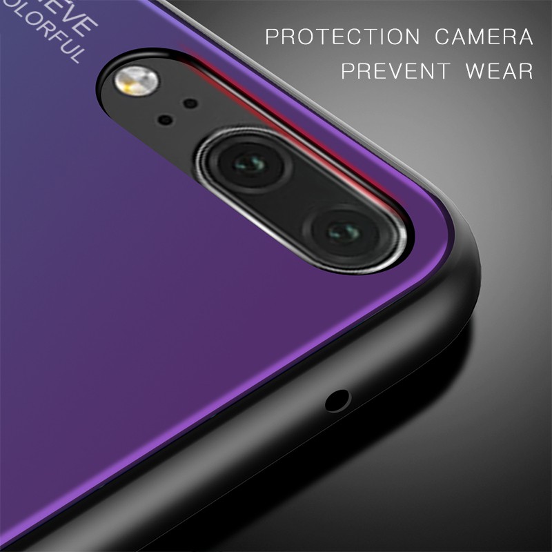 Ốp lưng kính cường lực cho Huawei P20 Pro Lite Nova 3i Mate 20 lite Nova 2i