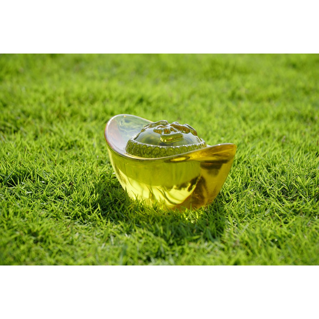 Thỏi vàng Thần Tài Kim Nguyên Bảo tài lộc lưu ly - Nhiều cỡ | BigBuy360 - bigbuy360.vn