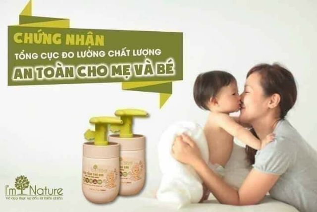 Sữa tắm trẻ em I'm Nature - sữa tắm thảo dược cho bé