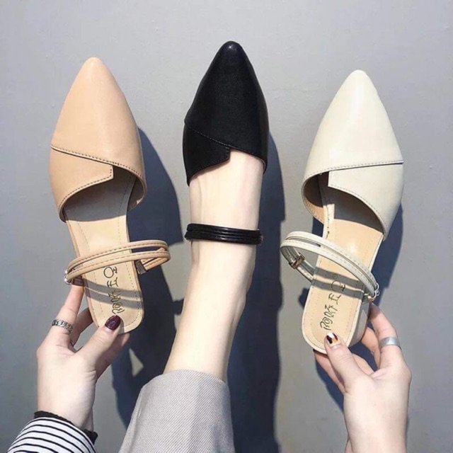 Giày Sandal Búp Bê 3 In 1 (Đi Được 3 Kiểu) Siêu Xinh