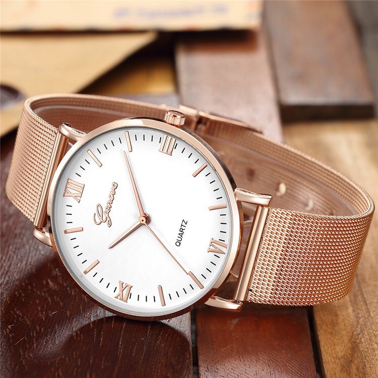 (SIÊU HOT) Đồng hồ nam GENEVA G9111 dây hợp kim thép cao cấp + Tặng vòng tay tỳ hưu | BigBuy360 - bigbuy360.vn