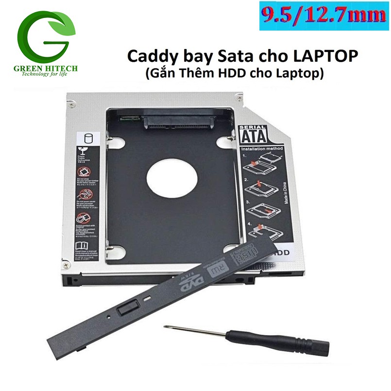 Caddy Bay Mỏng 9.5mm Chuẩn SATA 3