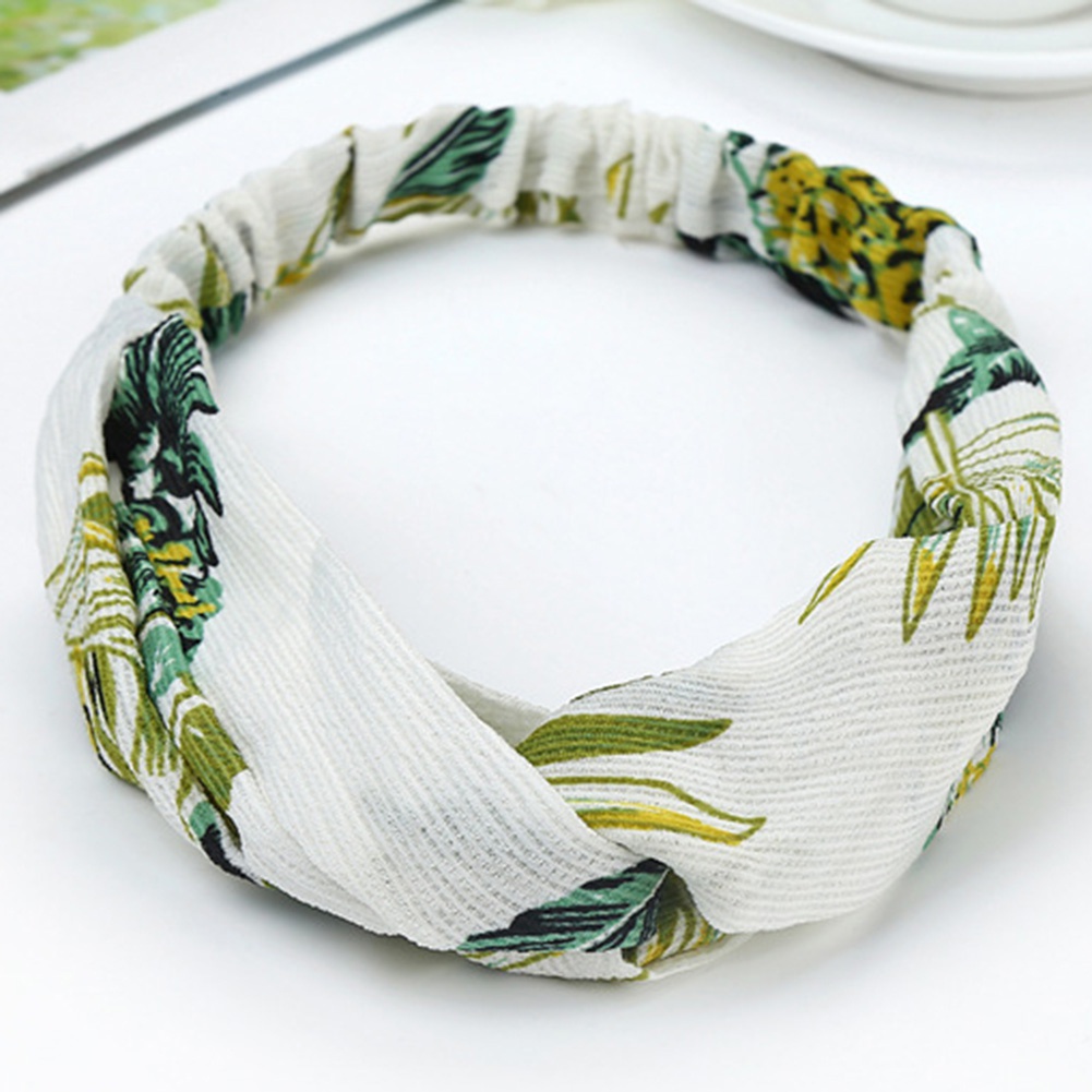 Băng Đô Cài Tóc Co Giãn In Họa Tiết Thời Trang Cho Nữ