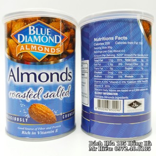 [Hỏa Tốc] Hạnh nhân Muối Blue Diamond 130g