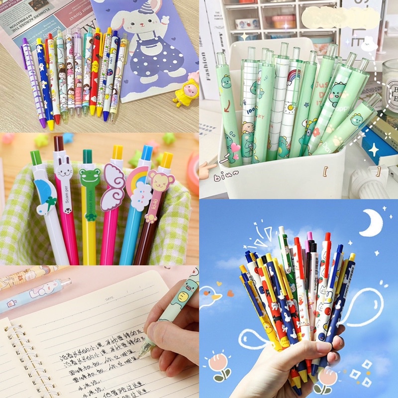 Bút bi bấm dễ thương