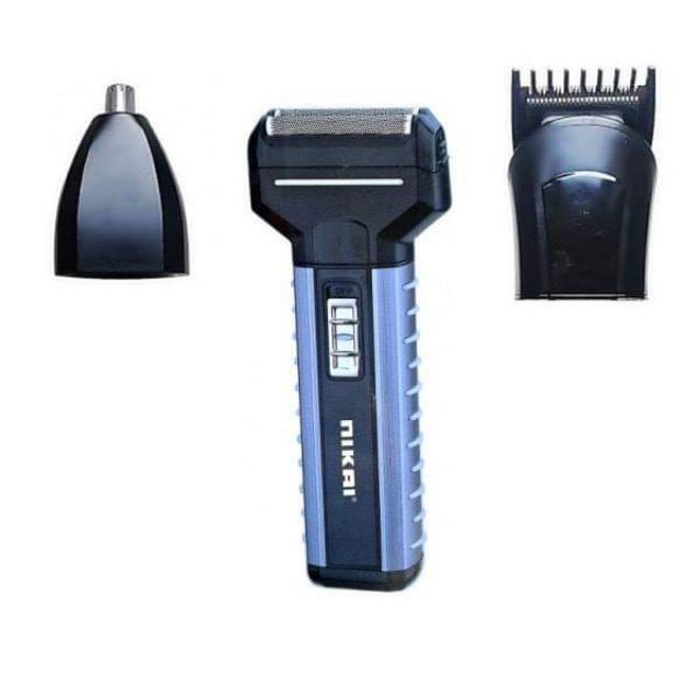 Tông đơ cắt tóc, cạo râu, cắt lông mũi 3 in 1 Nikai NK-1087
