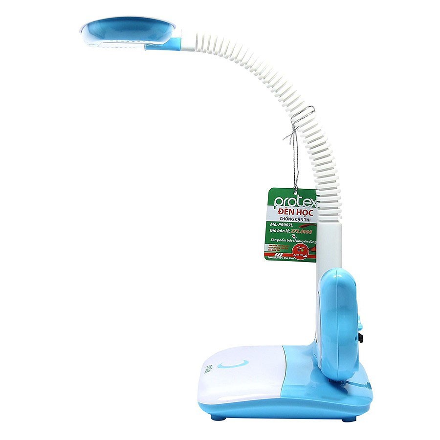 Đèn bàn học LED chống cận thị Protex PR007L kèm đồng hồ hình Ốc Sên ngộ nghĩnh - Hàng chính hãng, bảo hành 12 tháng