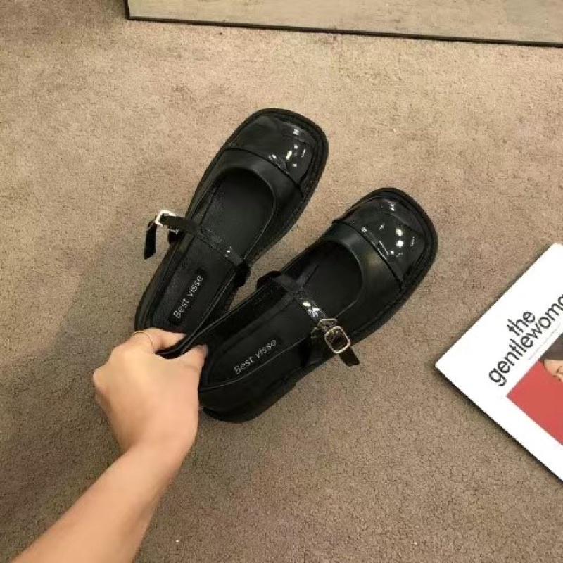 Giày bệt tiểu thư Mary Jane hàng qc kèm ảnh thật