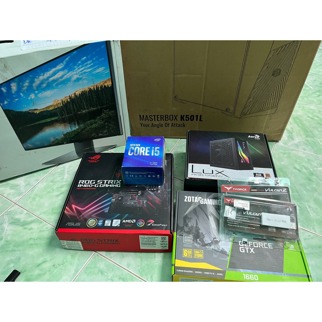 Thiên Hùng Gaming G1 - i3 10th , H510 , GTX , RX , Ram 8 -16gb , SSD 128 - 512gb , Nguồn CST , Vỏ case hai mặt kính .