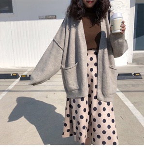 [Order taobao] Áo khoác len tay phồng trơn