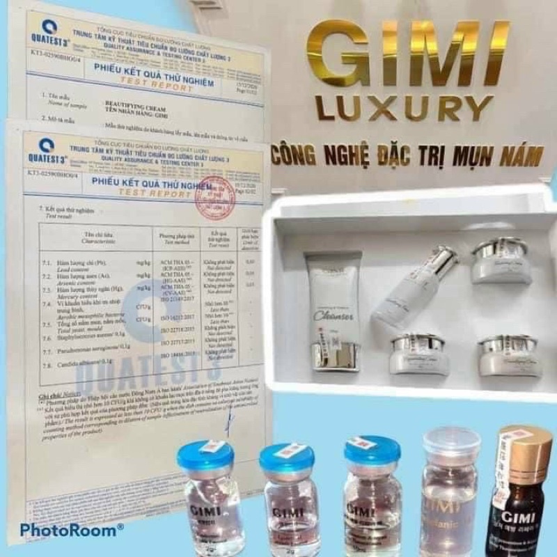 Bộ Kem Nám GiMi Luxury Chính Hãng Mẫu Mới Nhất