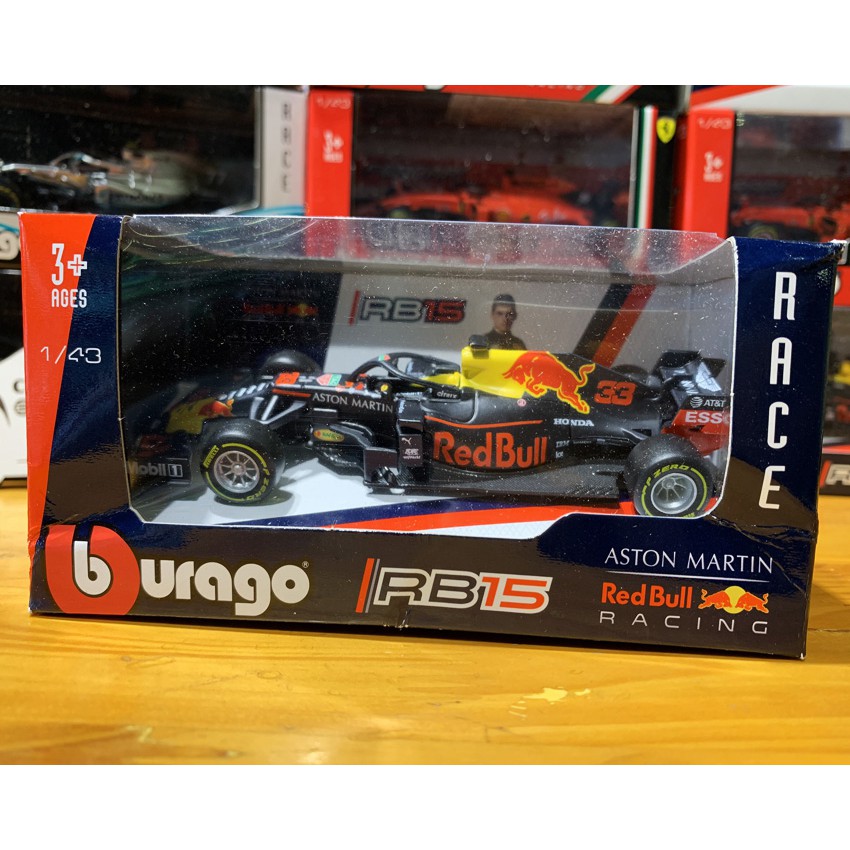 Mô hình xe đua F1 Aston Martin Red Bull Racing TAG 2019 tỉ lệ 1:43 Bburago