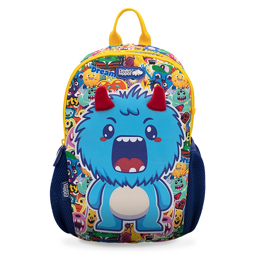 Ba Lô Mini Cho Bé CLEVER HIPPO - Little Monster Vàng BM4107/YELLOW