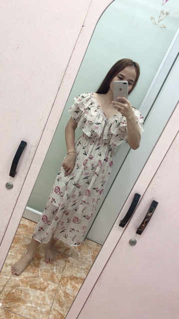 ĐẦM MAXI BÈO NGỰC CỔ TIM (nhiều màu Khách đặt hàng ib shop check hàng còn-hết nhé) | BigBuy360 - bigbuy360.vn