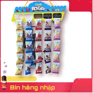 Kẹo dẻo cuộn Risen hương vị trái cây vỉ 50 cục