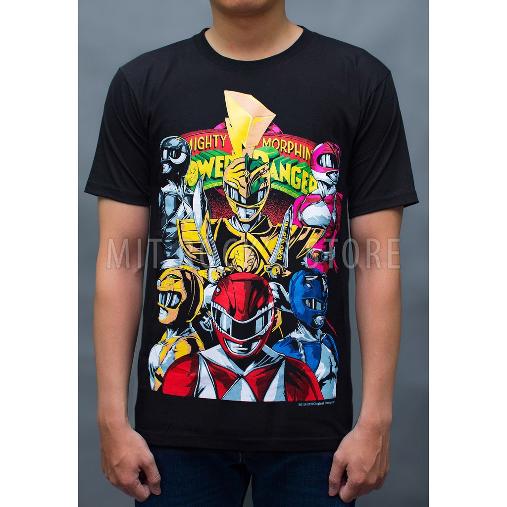 Áo Power Ranger - Áo 5 anh em siêu nhân - Áo Thái Lan Size M, L