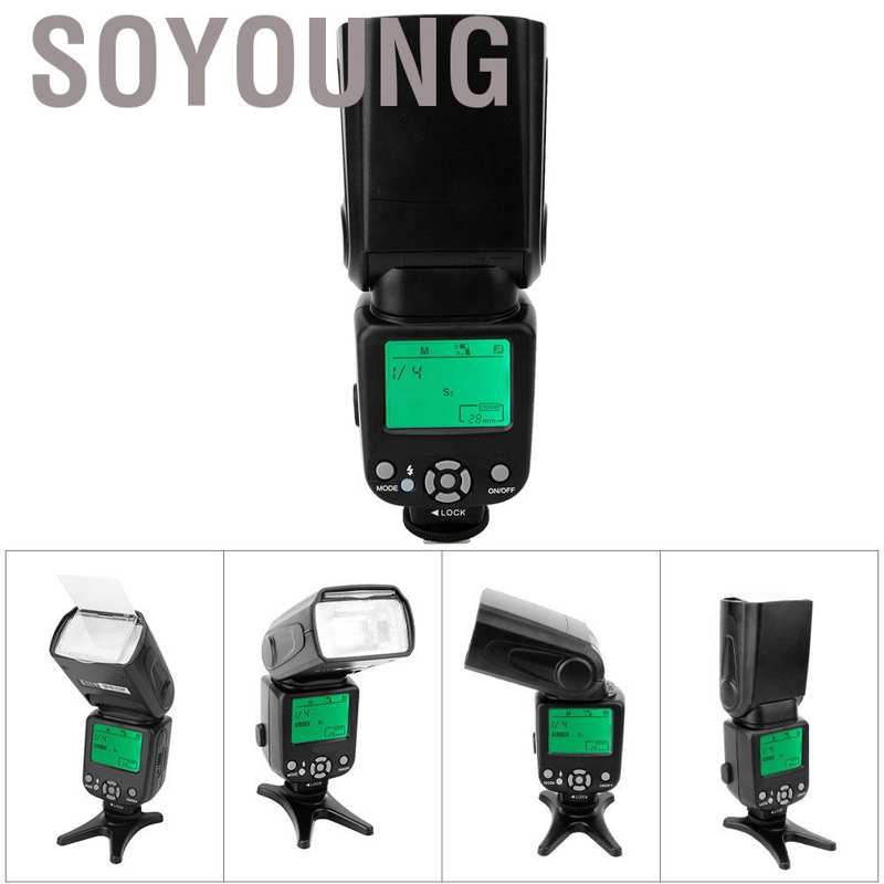 Đèn Flash Chụp Ảnh Không Dây TRIOPO TR960II Tốc Độ Nhanh Cho Máy Nikon Canon Pentax DSLR Kèm Phụ Kiện