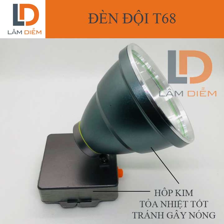 ĐÈN PIN ĐÈN ĐỘI ĐẦU PIN LÂU SIÊU SÁNG 3 CHẾ ĐỘ T6X