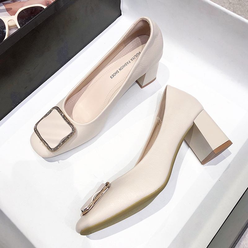 Giày Cao Gót Mũi Vuông Đế Dày Thời Trang Cho Nữ | BigBuy360 - bigbuy360.vn