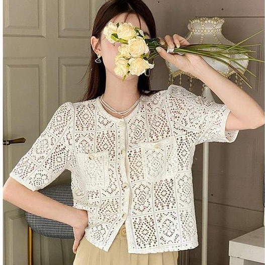 Áo Ren Ngắn Tay Thời Trang Cao Cấp 53187