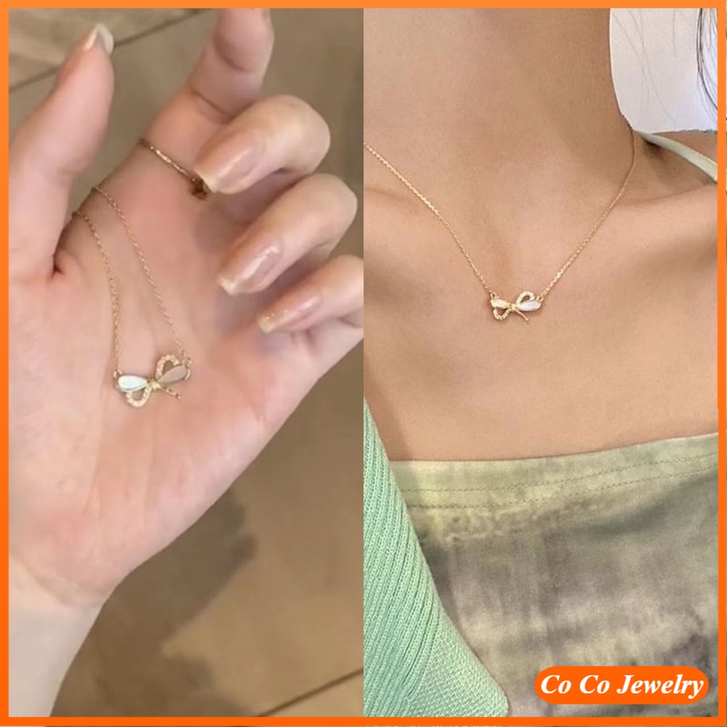 Vòng cổ Hình Nơ Phong Cách Hàn Quốc Sang Trọng Thời Trang