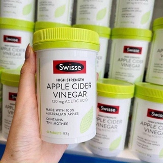 Viên uống giảm cân Apple Cider Vinegar Swisse 60 viên Úc