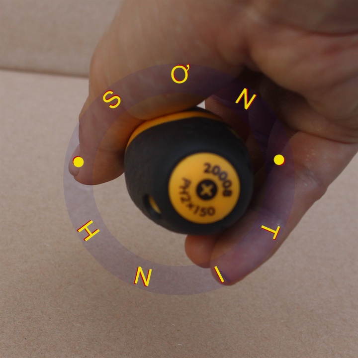 Tua vít BA KE cán mềm PH2x150mm (+) Tolsen 20008