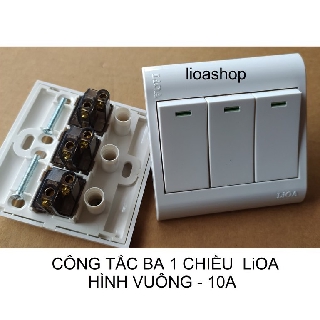 CÔNG TẮC BA VUÔNG 1-2 CHIỀU LiOA