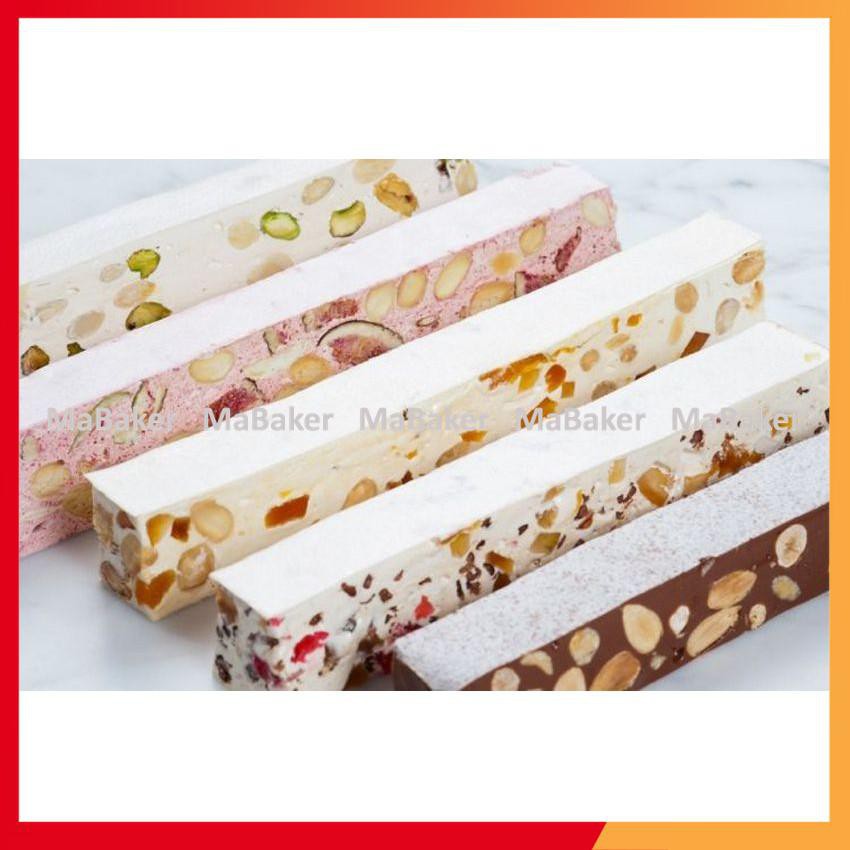 Kẹo marshmallow, nougat 500g,1000g trắng, nhiều màu, hình dáng, làm kẹo hạnh phúc, kẹo bông gòn, bấc - MaBaker