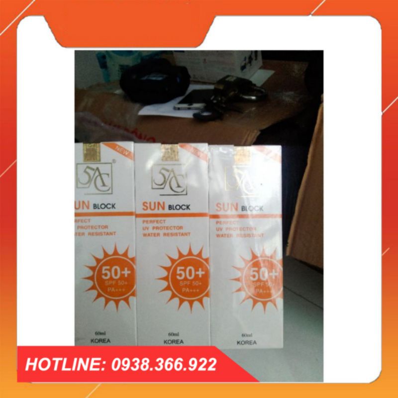 Kem chống nắng vật lý Sunblock50+ PA+++ - Made in Korea (60ml)