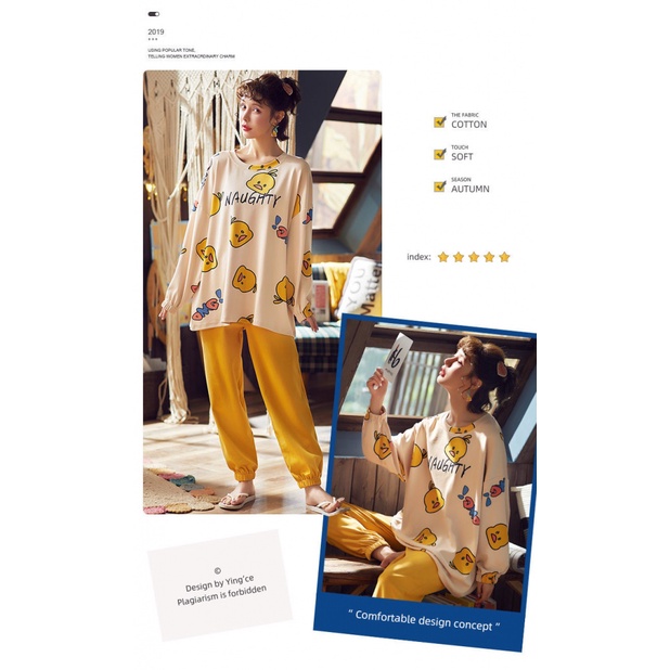 Bộ đồ mặc nhà kẻ sọc thời trang mùa đông cho nữ | BigBuy360 - bigbuy360.vn