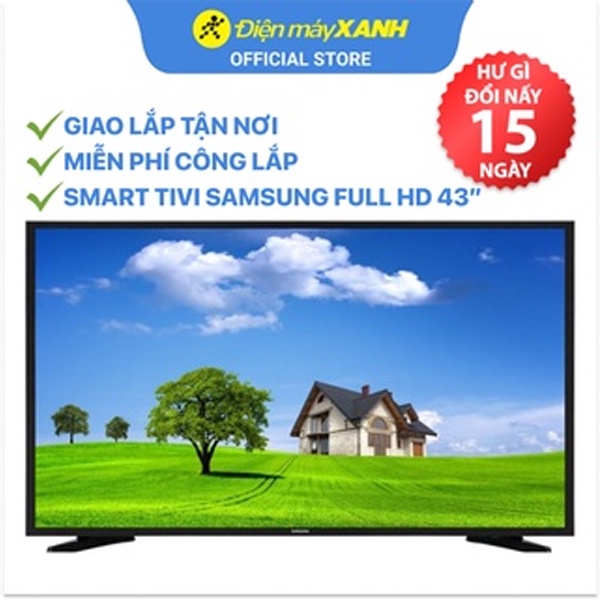 Smart Tivi Samsung 43 inch UA43T6500 - Remote thông minh - Chính hãng BH 1 năm - Miễn phí lắp đặt