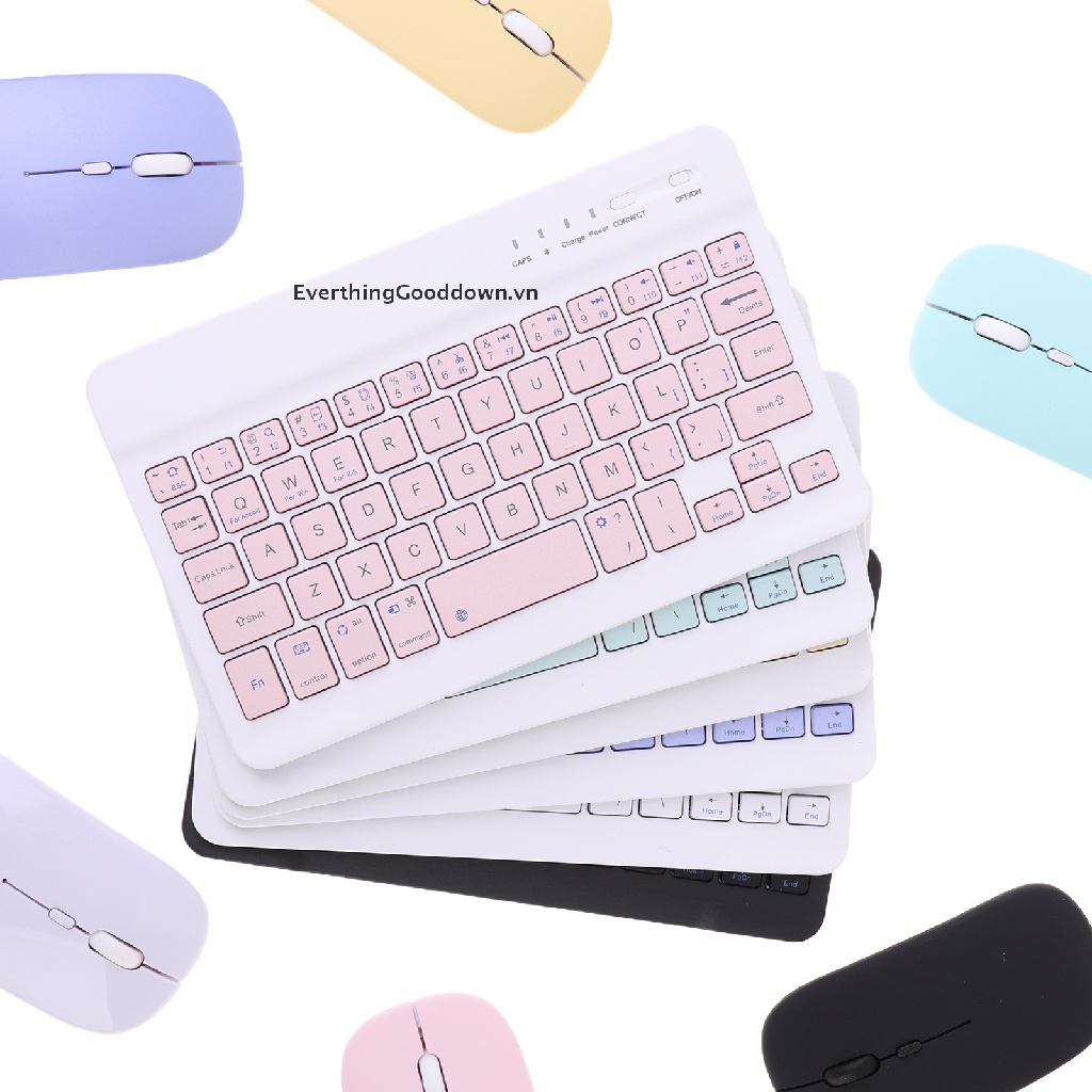 Bộ Bàn Phím Bluetooth Không Dây Cho Điện Thoại / Máy Tính Bảng