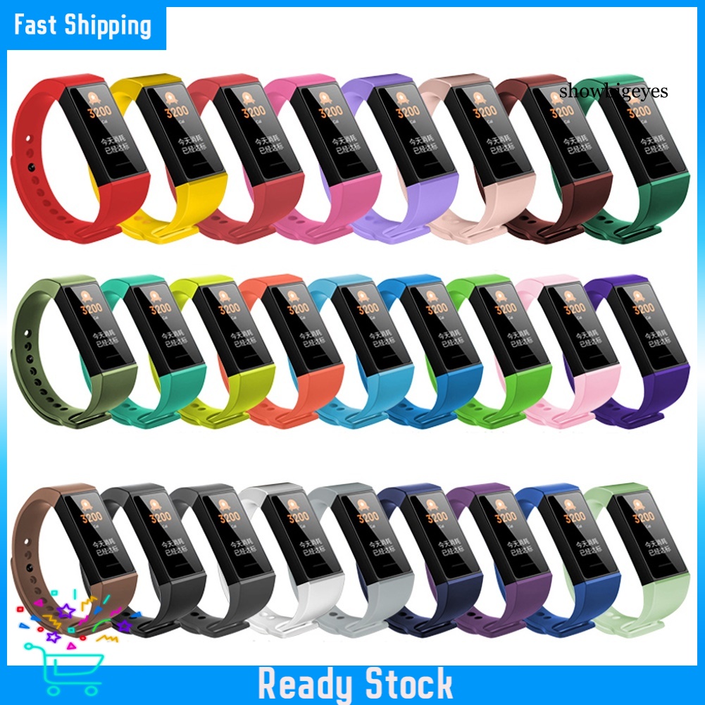 Set 2 Dây Silicone Thay Thế Cho Đồng Hồ Thông Minh Xiaomi Redmi Band