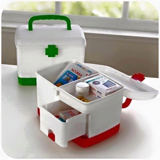 🏥🏥HỘP ĐỰNG THUỐC MINI DI ĐỘNG 3 NGĂN