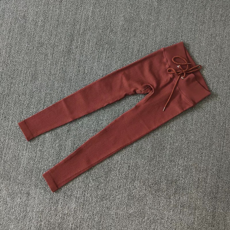 Quần legging thể thao Hoppe Fumeng không đường may thoải mái thời trang cho nữ