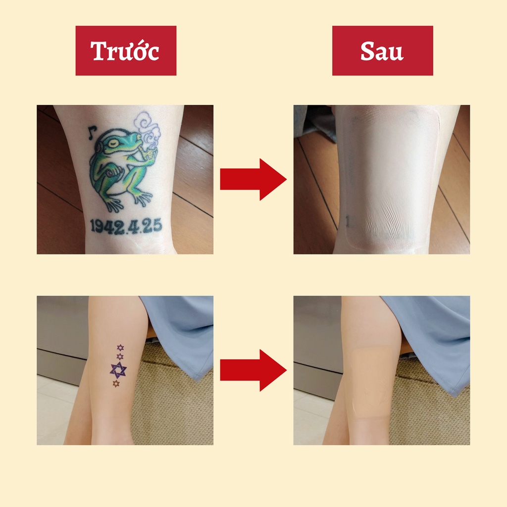 Miếng dán che hình xăm màu, hình xăm đen trắng Nhật Bản chống nước, nhiều màu da