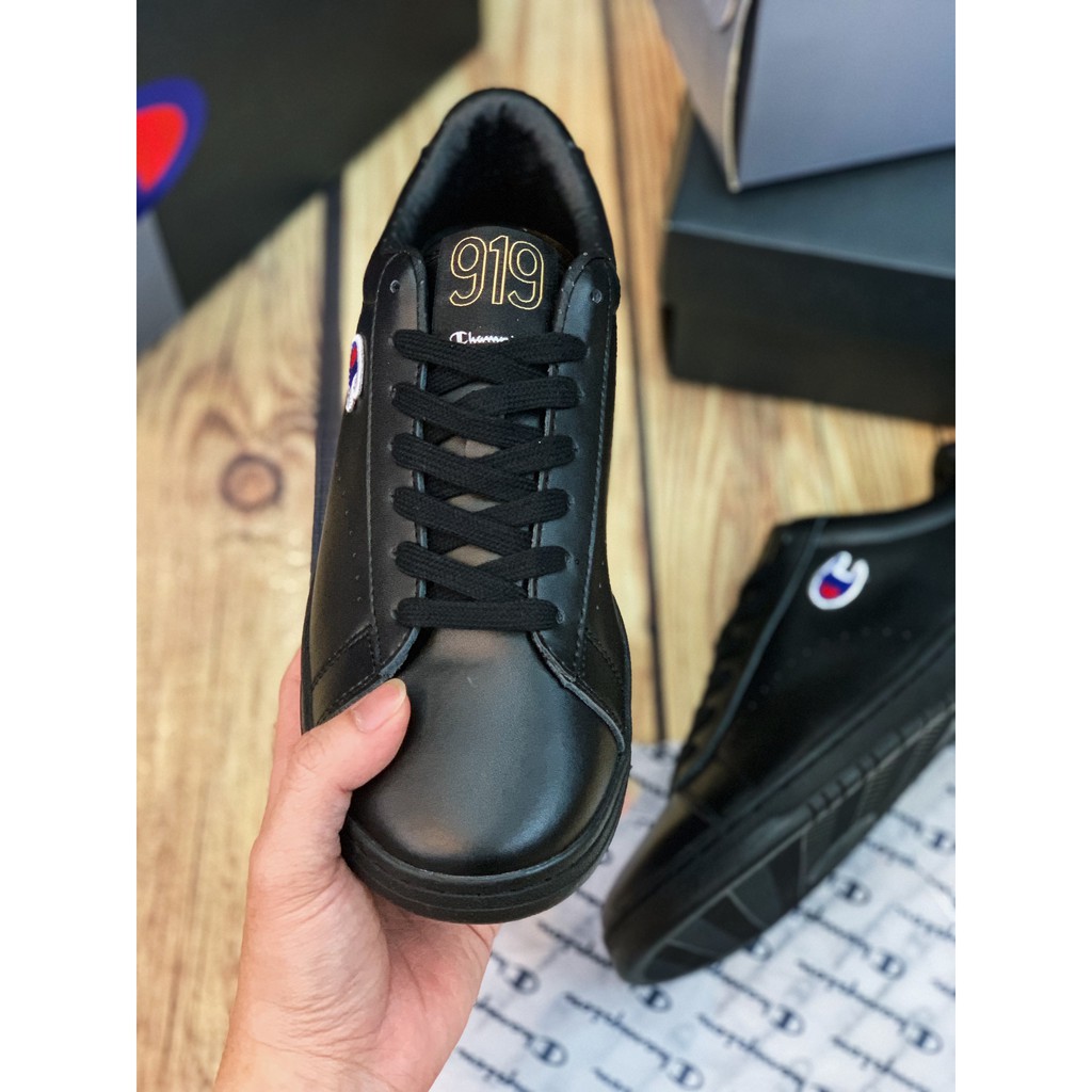 Giày Champion nam nữ thời trang da cao cấp nhẹ êm