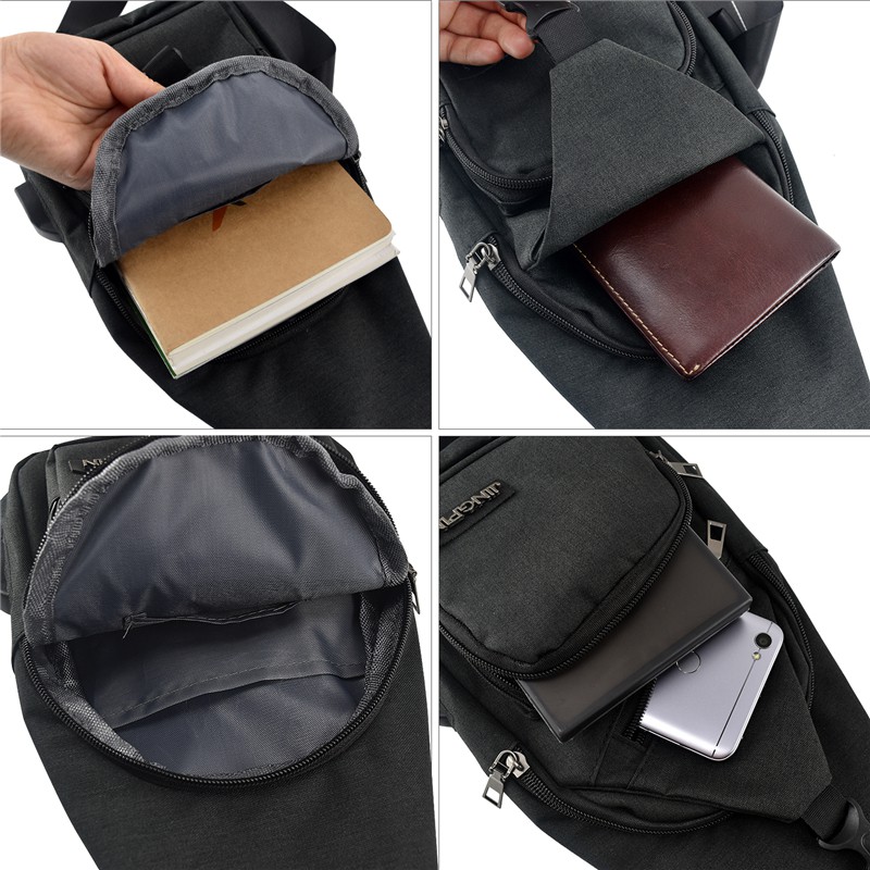 【PTS01】Túi Nam đeo chéo thời trang cá tính, có cổng sạc USB | BigBuy360 - bigbuy360.vn