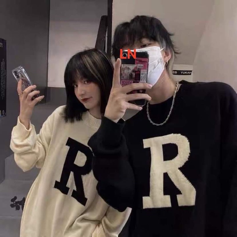 Áo nỉ bo chữ R LN11