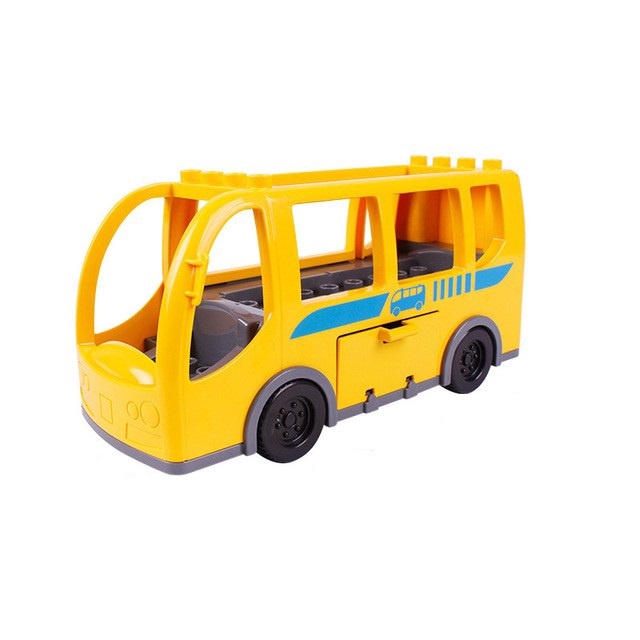 Mô hình xe buýt GOROCK LXF-bus-9 kiểu dáng sáng tạo vui nhộn cho bé