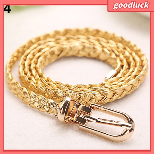 Thắt lưng dây bện giả da thời trang dành cho nữ