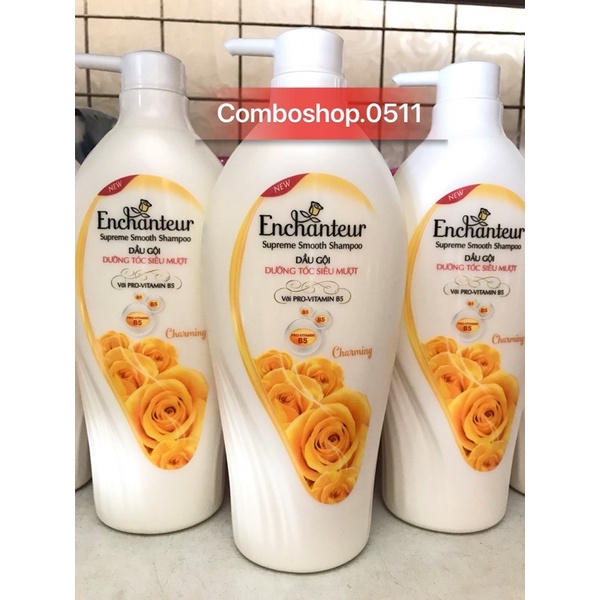 Dầu gội Enchanteur 650g dầu gội dưỡng tóc siêu mượt