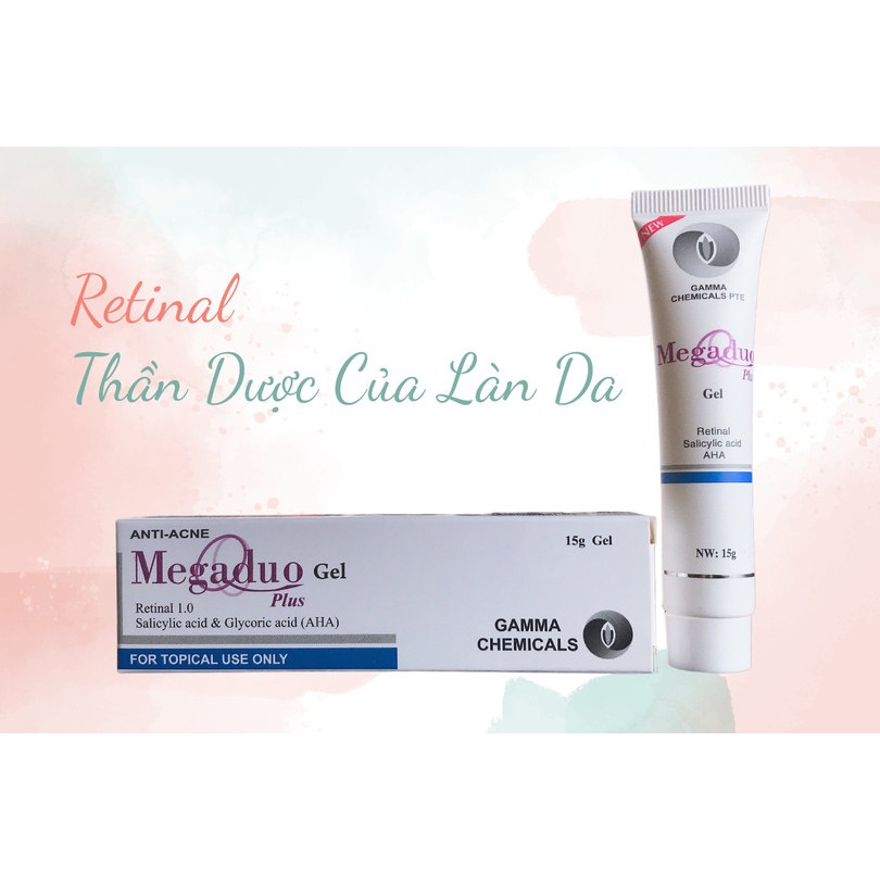 Megaduo Plus Retinal - Gel Mega Duo + giảm mụn, giảm thâm, dưỡng da, mờ sẹo 15g | BigBuy360 - bigbuy360.vn
