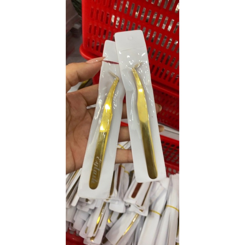 Nhíp volume vàng gắp mi mũi trơn và phủ nhám nano bao gắp từ 8-25d  nano-nhíp nôi mi-nhíp volum-nhíp tạo fan-quyên quyên | BigBuy360 - bigbuy360.vn