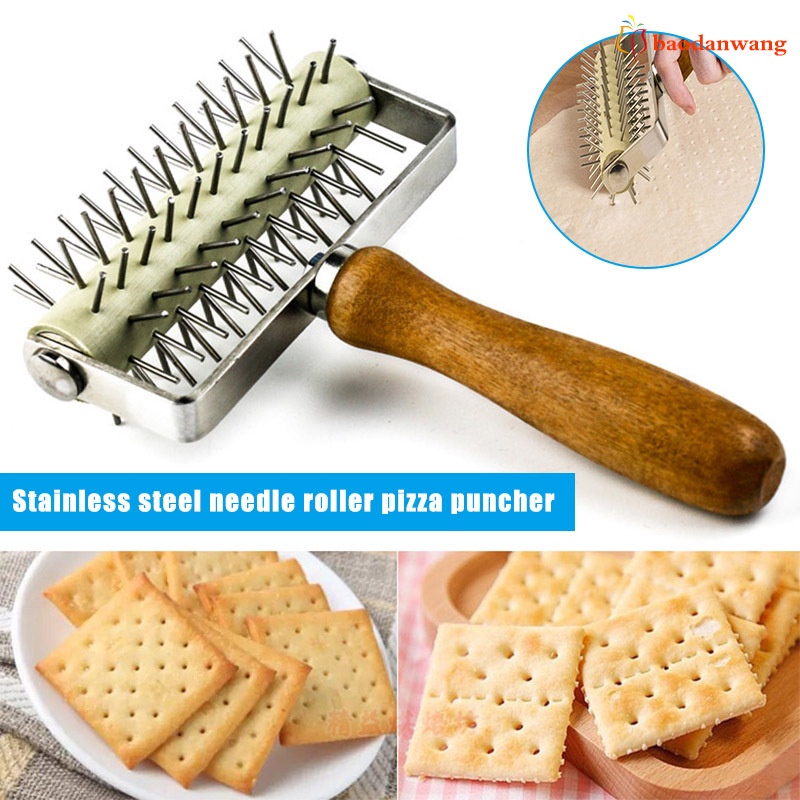 Cây lăn tạo lỗ cho bánh pizza pasta DIY sử dụng tiện lợi