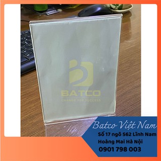 Nội thất để bàn-Bộ 5 Kệ mica để bàn chữ T chân tam giác uốn kích cỡ A6