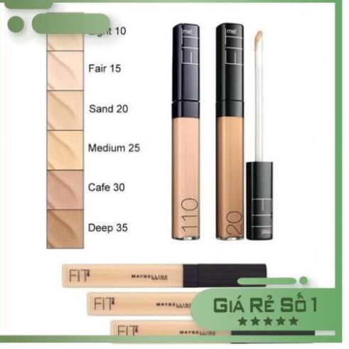 Kem Che Khuyết Điểm Mịn Lì Tiệp Mọi Tông Da Fit Me Concealer Maybelline New York 6.8ml 10