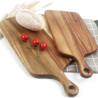 Thớt gỗ Teak - 380x210x15 mm - Đẳng Cấp Phong Cách Âu Mỹ Dùng Cắt Thái Chặt Hoặc Trang Trí Thức Ăn