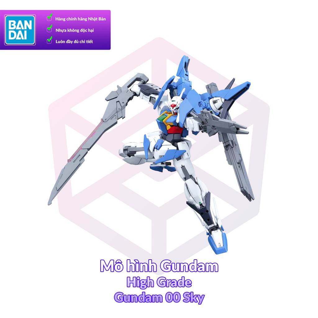 Mô Hình Gundam Bandai HG 014 Gundam 00 Sky 1/144 Build Divers [GDB] [BHG]